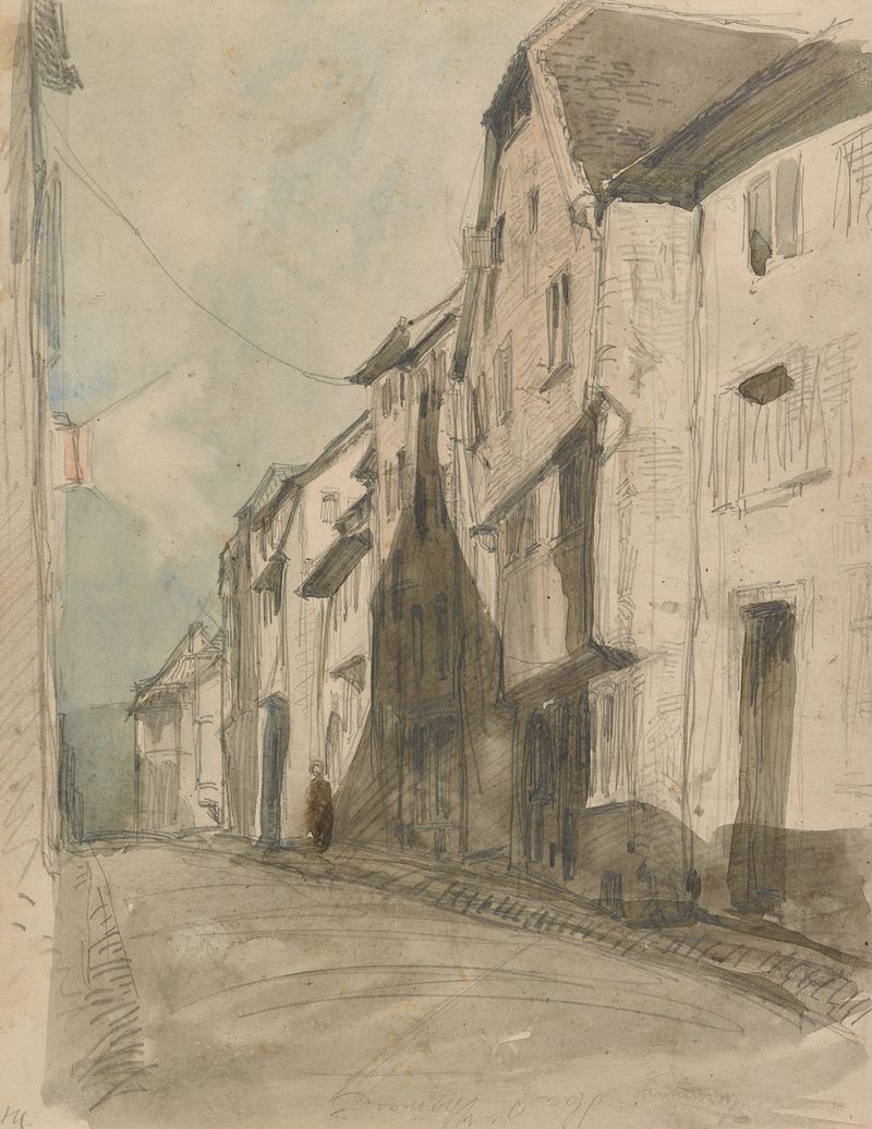 Saverne de James Abbott McNeill Whistler, óleo sobre tela, retratando um barco na água com luz suave.