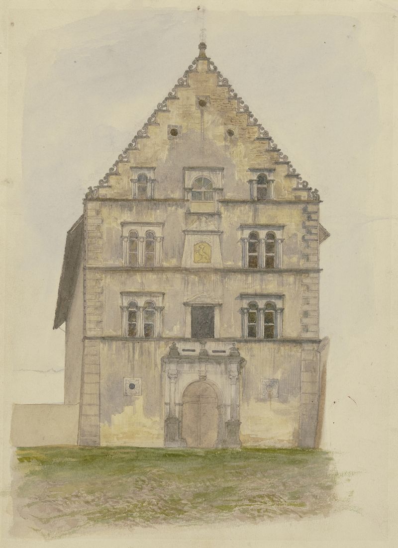 Arquitectura de Das Rathaus zu Karlstadt am Main de Josef Ferdinand Becker, medio desconocido