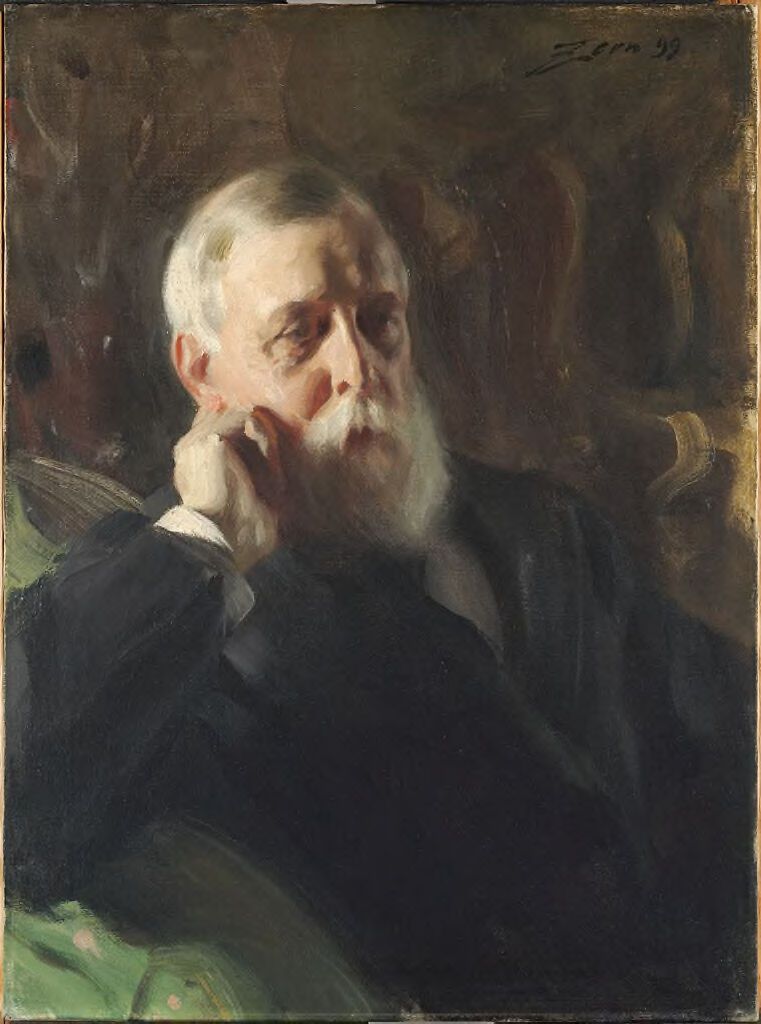 Retrato de Joseph Randolph Coolidge, óleo sobre lienzo de Anders Leonard Zorn