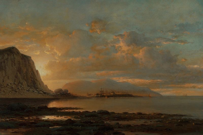 Marine scene of Home Port, Coast of Labrador by William Bradford, oil painting