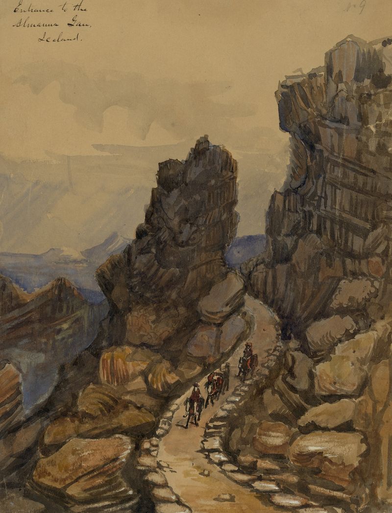 Landscape of Entrance to the Almanna Gau by Bayard Taylor, 1862