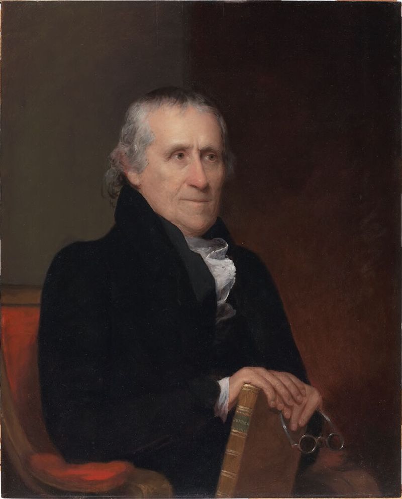 Retrato de Benjamin Waterhouse, medio madera, por James Frothingham