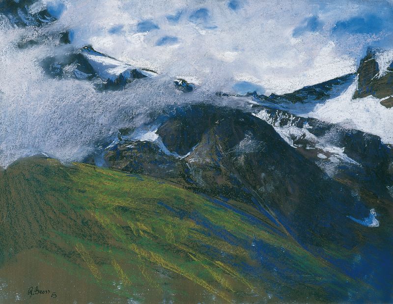 Aufsteigender Nebel de Adolf Gross, impresionismo, representando niebla y naturaleza