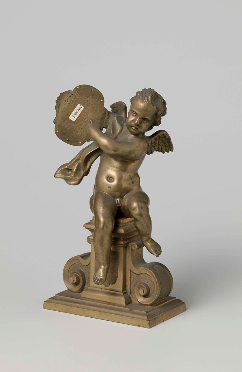 Escultura de mármol de un ángel de Unknown Artist