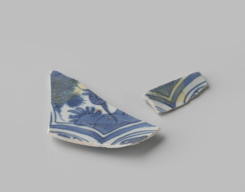 Fragmentos de osso do navio Witte Leeuw de Unknown Artist