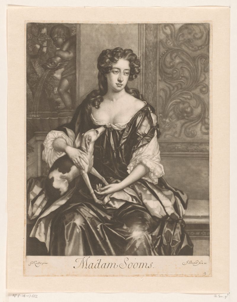 Portrait of Joan Somes by Isaac Beckett, paper medium
