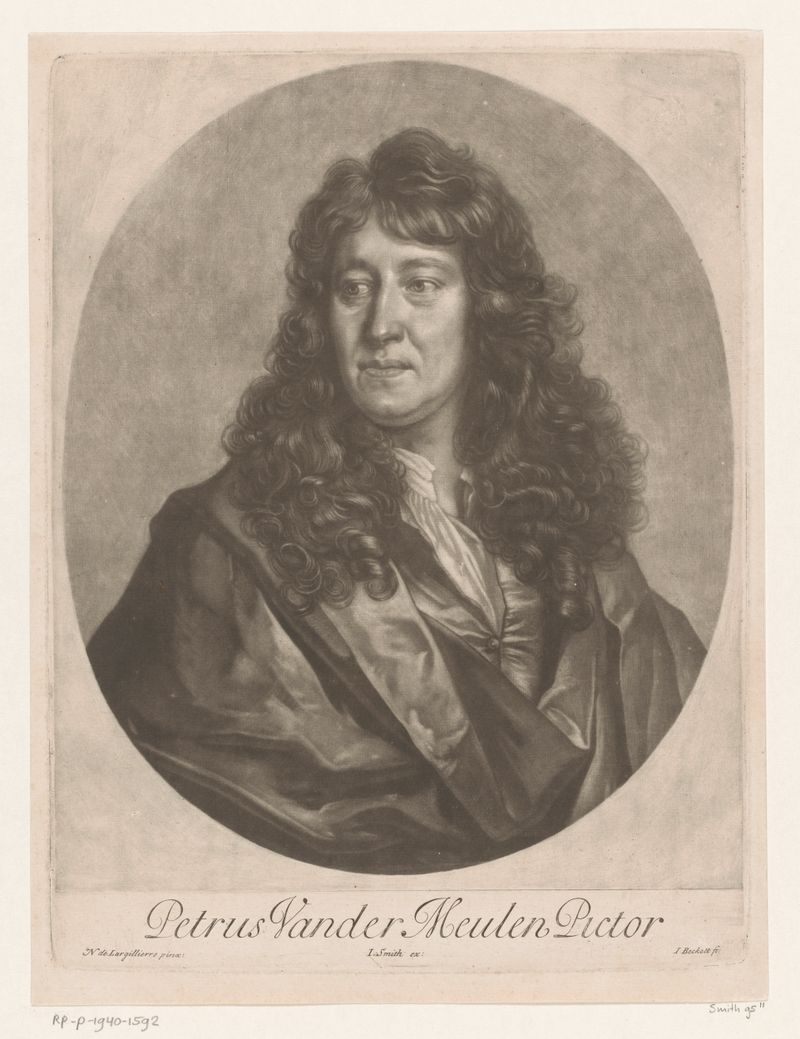 Portrait of Pieter van der Meulen, paper, by Isaac Beckett
