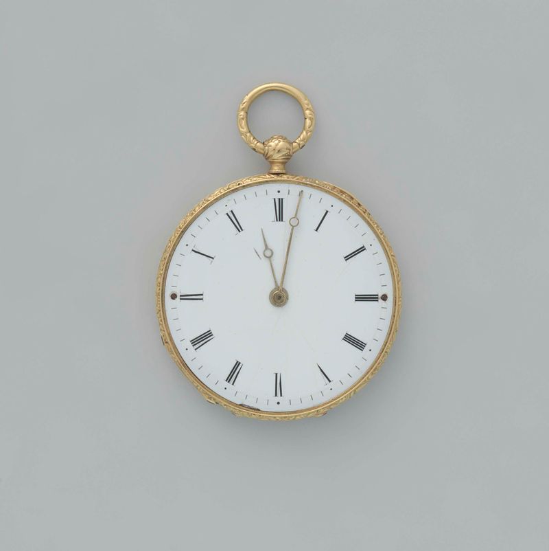 Naturaleza muerta de un reloj, estilo victoriano, de Artista Desconocido