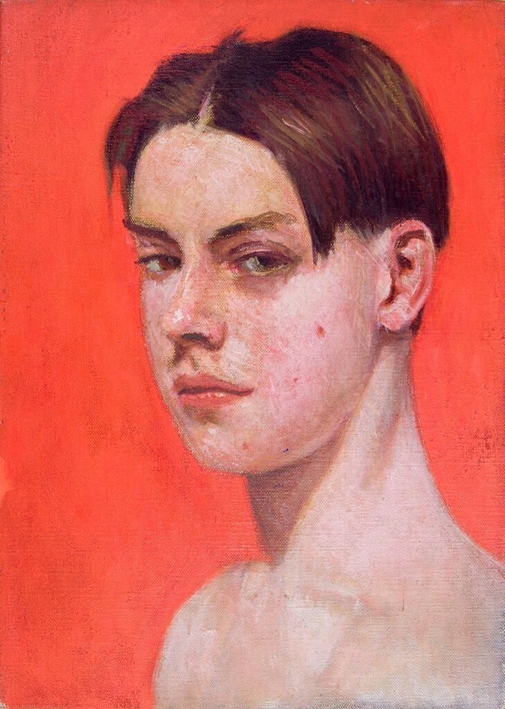 Retrato de Edmund C. S. Bigelow, óleo sobre tela de Denman Waldo Ross