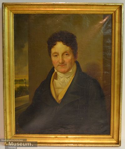 Retrato de Gottfried Winckler III, óleo sobre tela de Carl Ludwig Tischbein