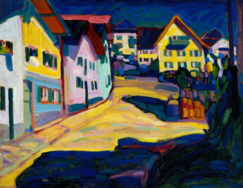 Murnau, Burggrabenstrasse 1, oil on canvas by Wassily Kandinsky