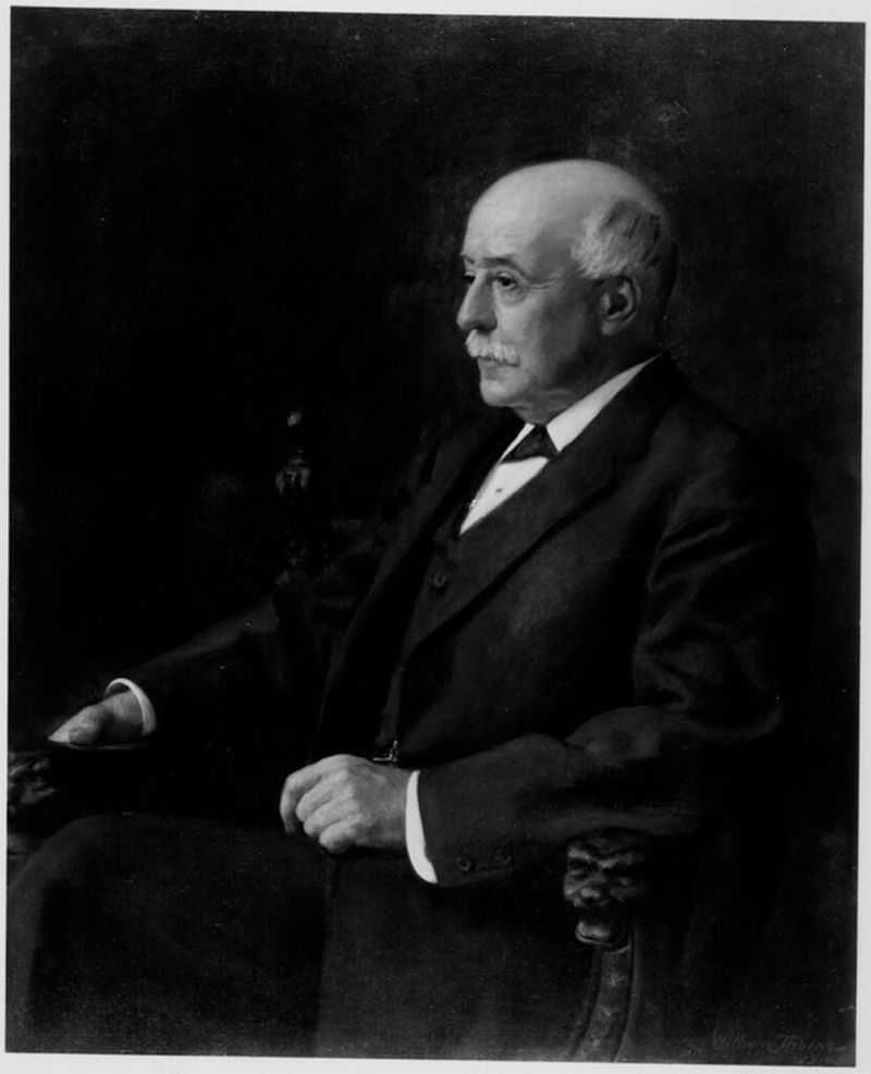 Retrato de Alexander Agassiz de William Thorne, óleo sobre lienzo