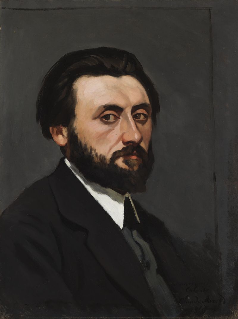 Retrato de Dr. Ernest Cabadé, óleo sobre lienzo de Claude Monet