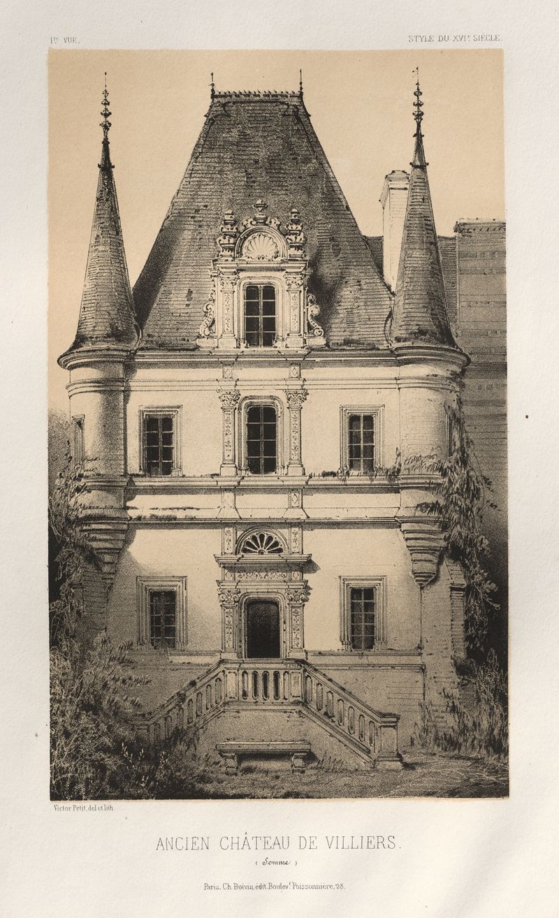 Arquitetura de Ancien Chateau de Villiers de Victor Petit