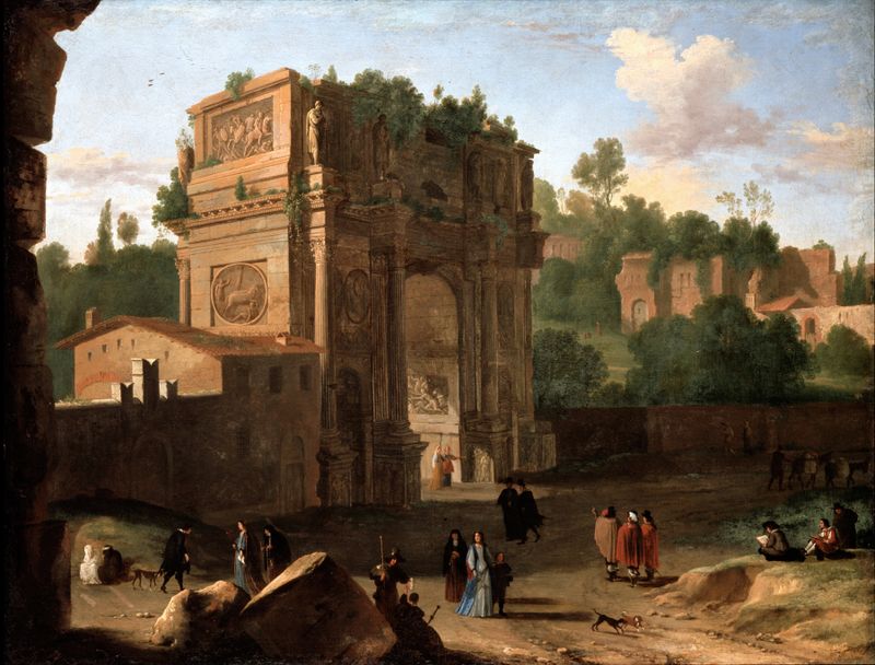 The Arch of Constantine by Herman van Swanevelt, unknown medium