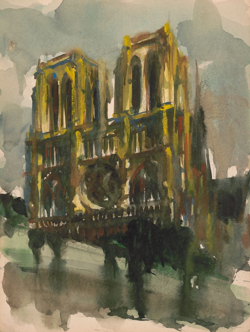 Notre Dame, Paris by Victor Alfred Lundy, modernism, architecture