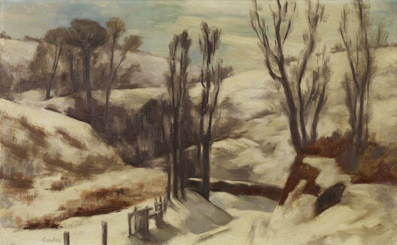 Camino a través del Hoyo, óleo sobre lienzo de Russell Cowles