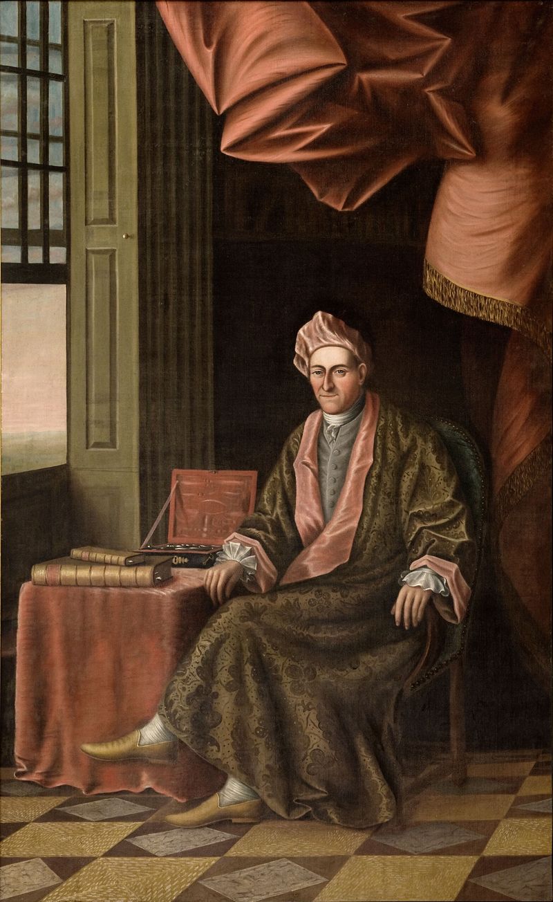 Retrato de Ezekiel Hersey, óleo sobre tela de Edward Savage