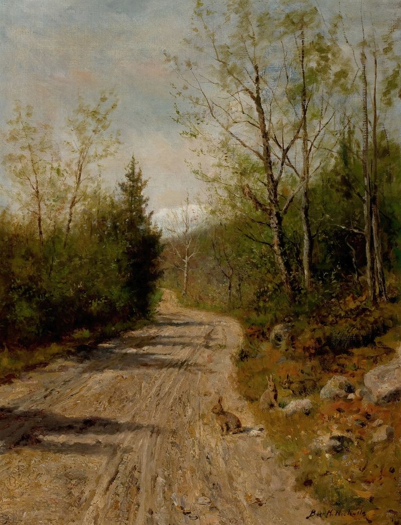 Paisaje de Rabbit Hill de Burr H. Nicholls, medio desconocido