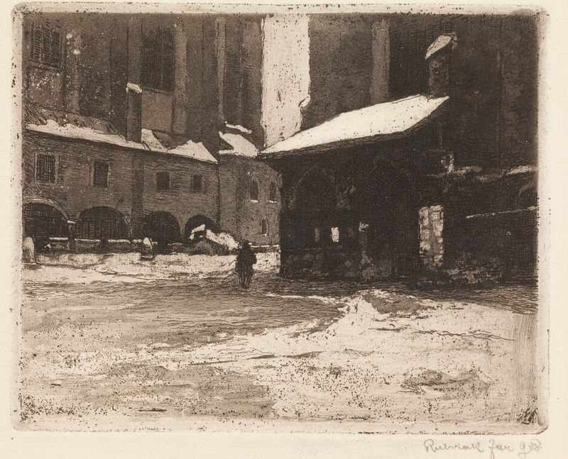 Architecture of Wejście do kościoła Św. Barbary w Krakowie by Jan Rubczak, medium unknown