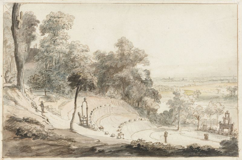 El anfiteatro en el Springenberg en Cleves de Gerbrand van den Eeckhout, óleo
