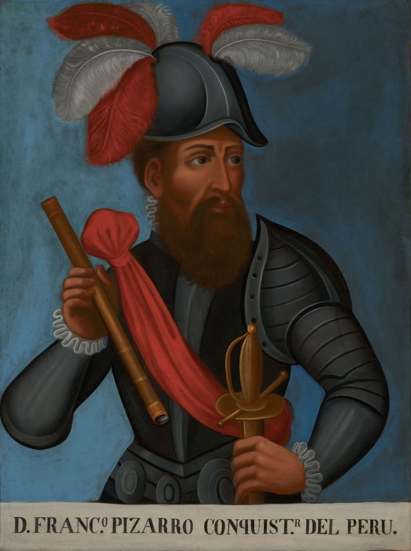 Retrato de Francisco Pizarro, óleo sobre tela, artista não identificado