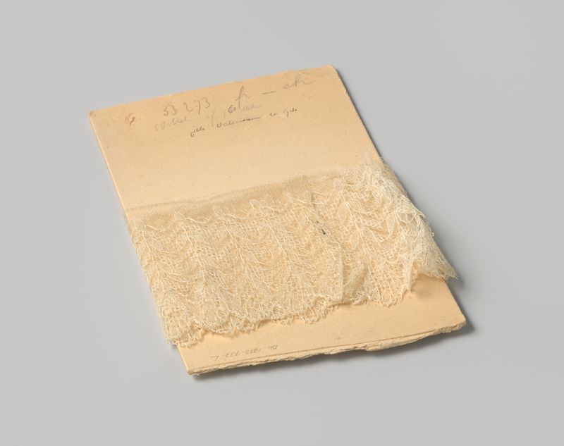 Composição abstrata com traços de renda em papelão de Gustav Schnitzler, tinta sobre papelão