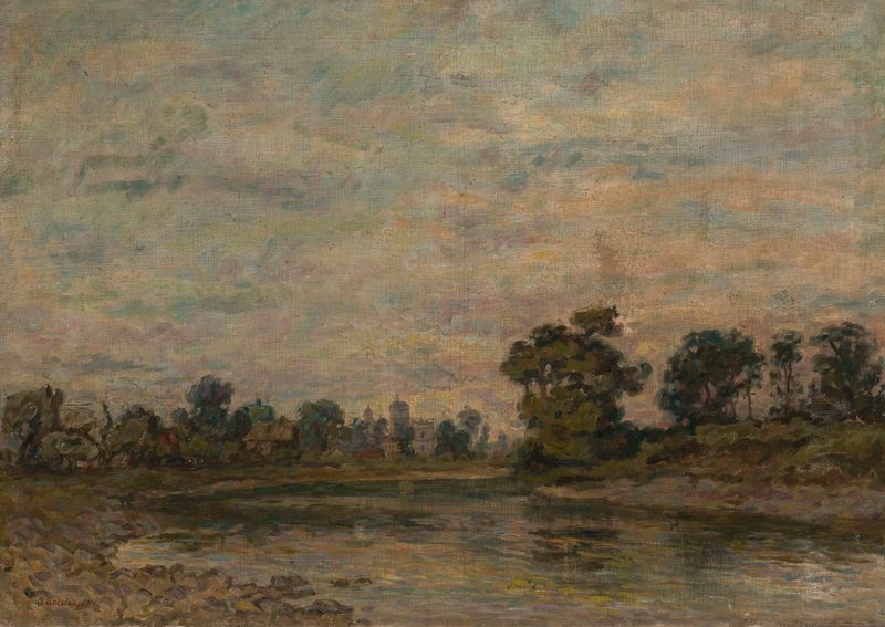 Paisaje de Jan Seweryn Sokołowski, estilo Romanticismo