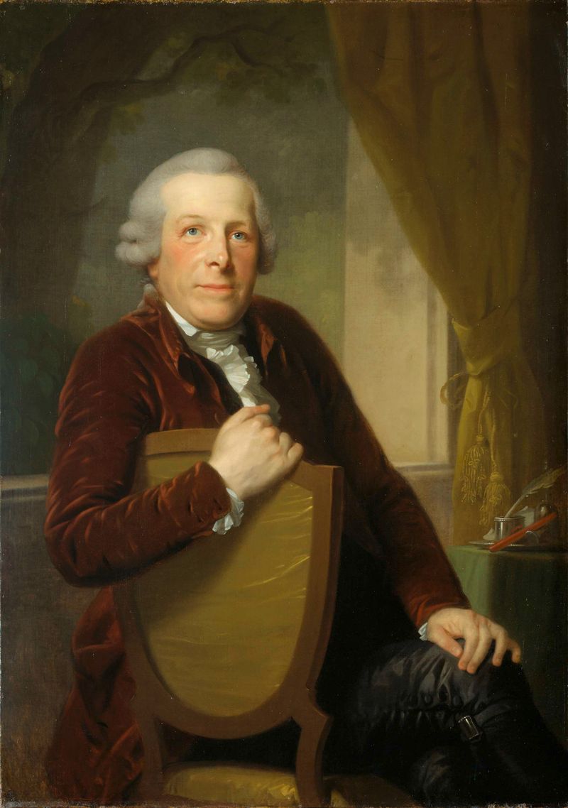 Portrait of Johannes Lublink II, oil painting by Johann Friedrich August Tischbein