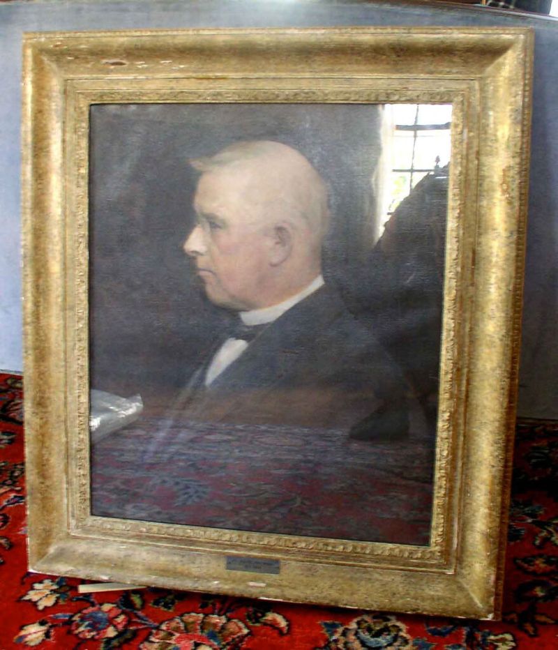 Paisaje con luz solar y follaje de Samuel John Braun, óleo sobre lienzo