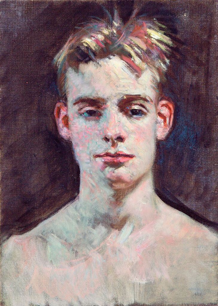 Retrato de John Feeney por Denman Waldo Ross, óleo sobre lienzo