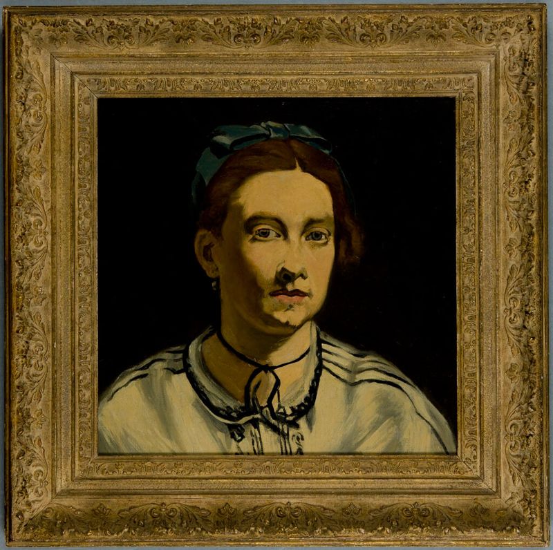 Retrato de Victorine Meurend, óleo sobre lienzo de Alfred Lowe