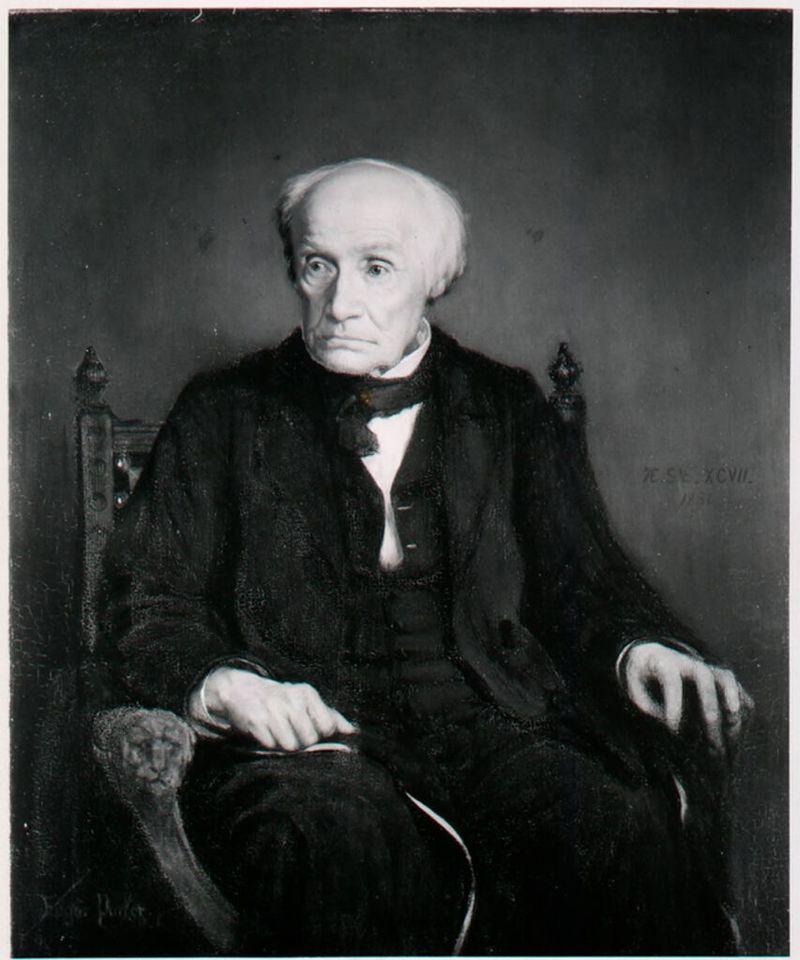 Retrato de Ezekiel Price Greenleaf por Edgar Parker, óleo sobre lienzo