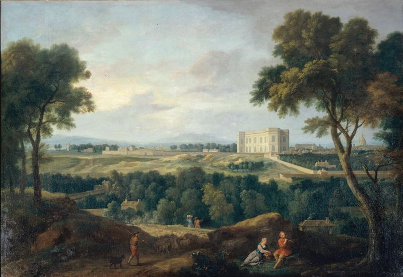 L’Observatoire, vu de la Butte aux Cailles de Jean Millet, óleo que muestra un paisaje sereno al atardecer.