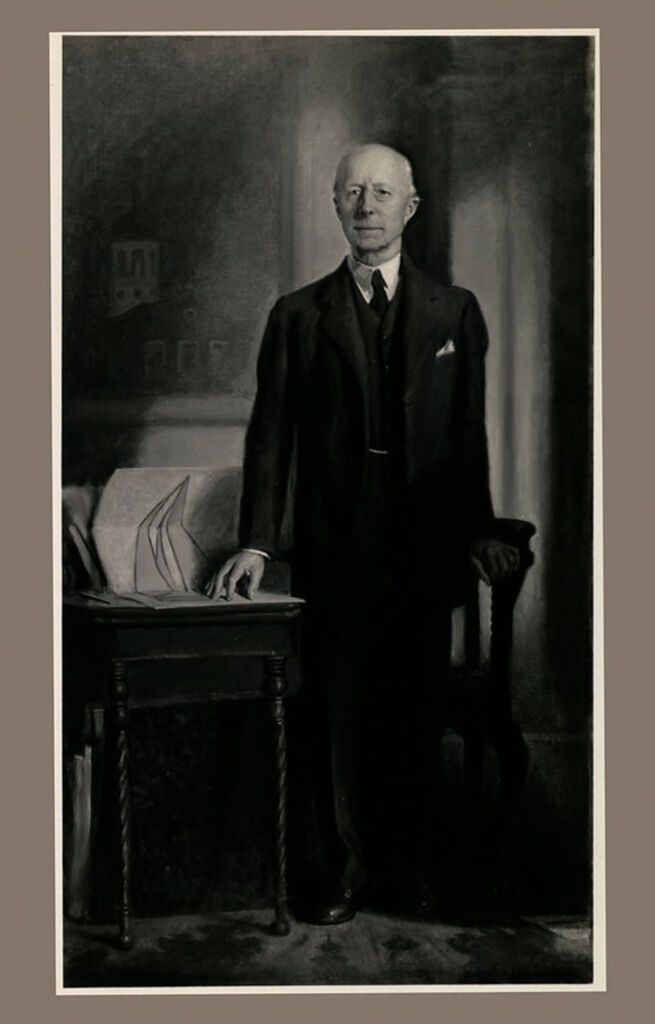 Retrato de Charles Francis Adams por Charles Sydney Hopkinson, óleo sobre tela