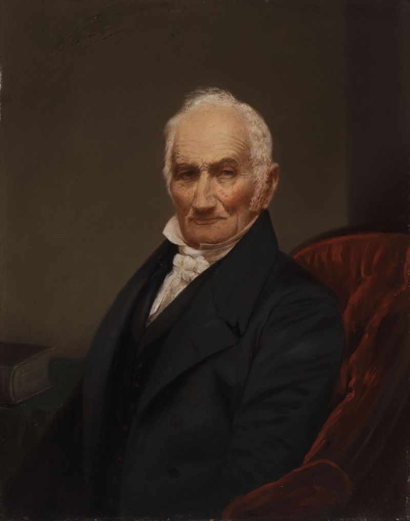 Retrato de un hombre con atuendo elegante, óleo sobre panel de un artista no identificado