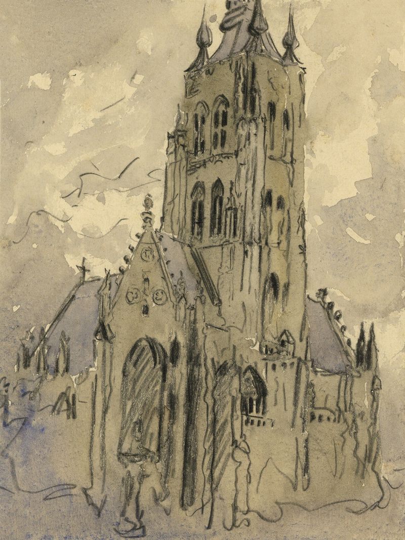 Arquitectura de Buitenzicht kerk de Alfred Ost, medio desconocido