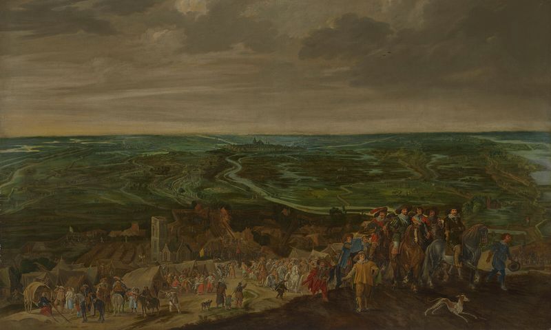 The Siege of ‘s-Hertogenbosch, oil on canvas by Pauwels van Hillegaert