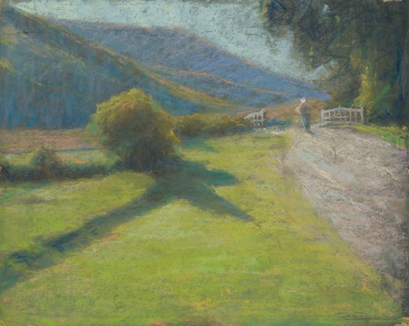 Camino al borde del bosque de Ľudovít Čordák, medio desconocido
