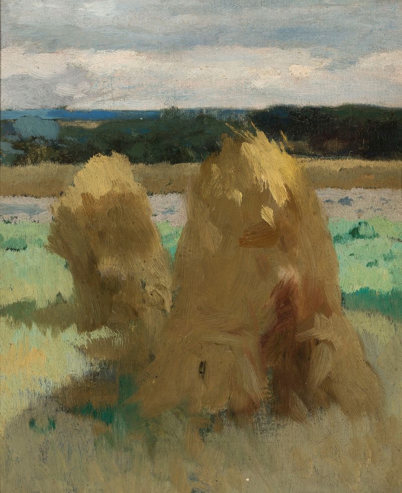Rye sheaves in the field de Zdzisław Jasiński, meio desconhecido