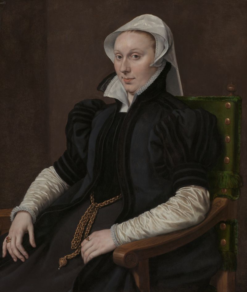 Portrait of Sir Thomas Gresham and Anne Fernely, oil on panel by Anthonis Mor