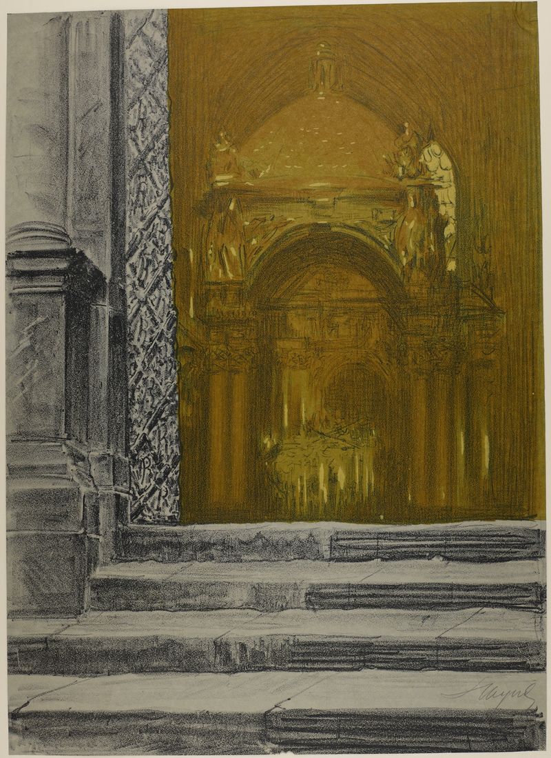 Saint Stanislaus by Leon Wyczółkowski, oil on canvas, features a saint with a radiant halo.