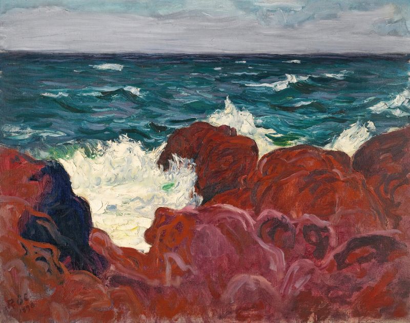 Red Rocks and Sea, oil on canvas by Roderic O'Conor