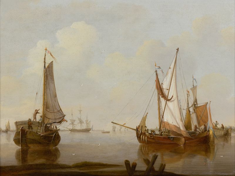 Marine de David Kleyne, pintura a óleo que retrata ondas vibrantes do oceano e luz.