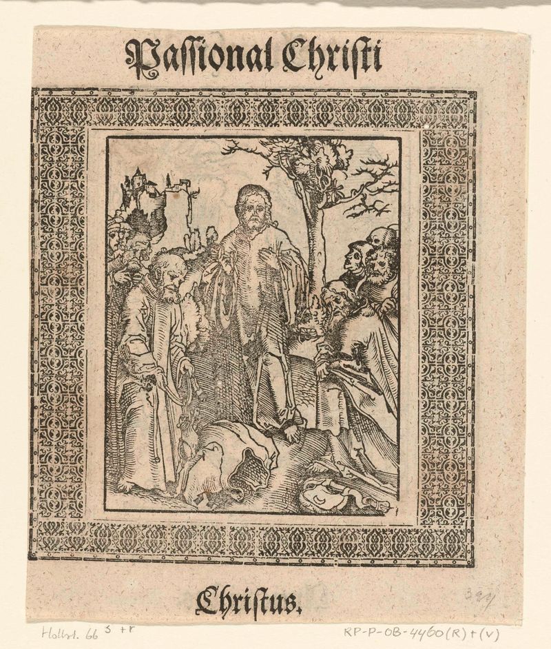 Cena religiosa com apóstolos discutindo sobre riqueza, papel de Lucas Cranach