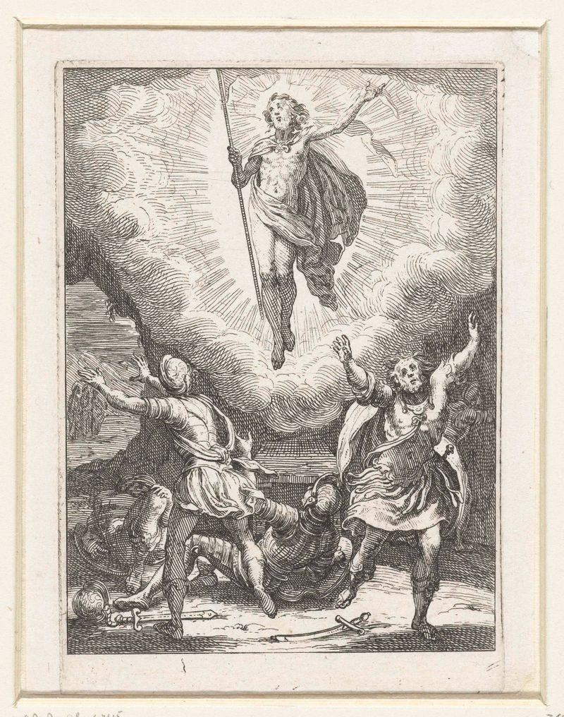 Grabado de Jacques Callot que representa una figura en ascenso con profundidad emocional.