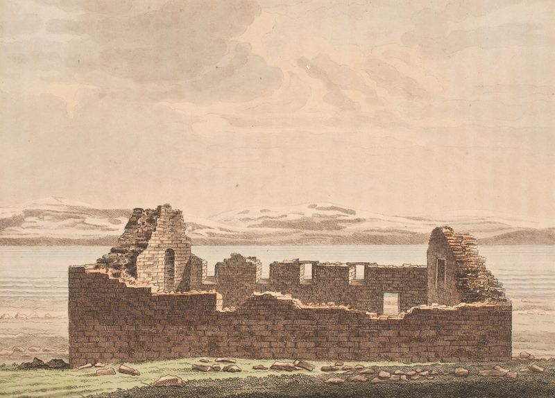 Illustration of icy landscape by Oluf Olufsen Bagge, 1831-1832