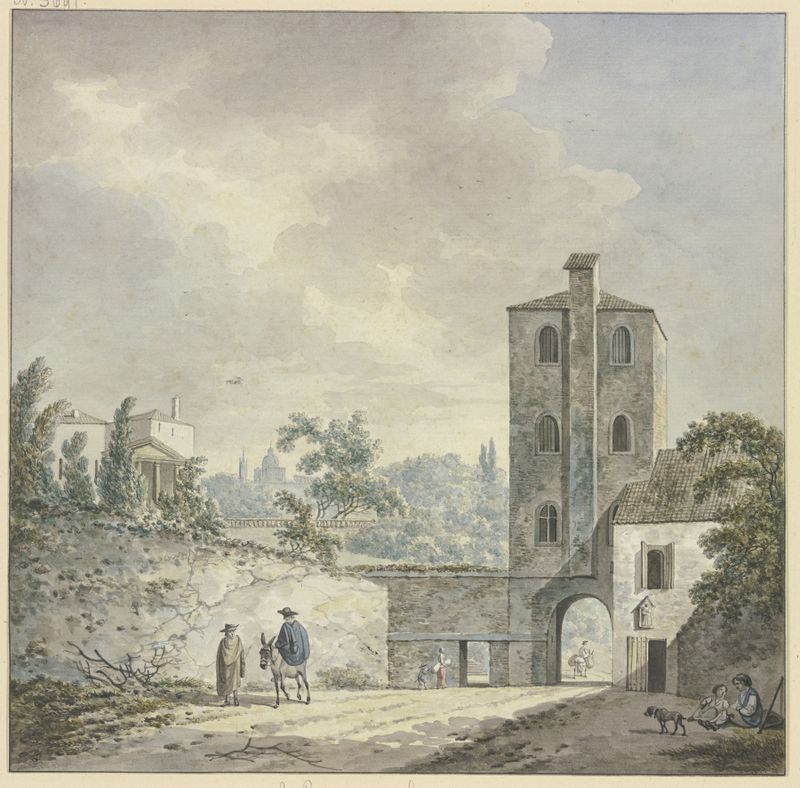 Rococo architecture featuring an intricate archway by Daniël Dupré