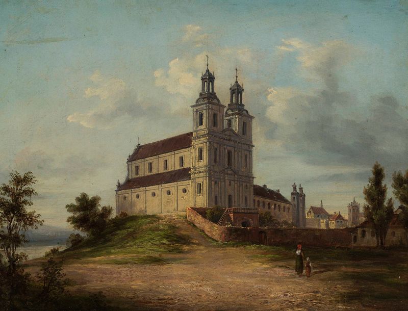 Arquitectura de la iglesia y monasterio paulino en Skałka, Cracovia de Adolf Kozarski