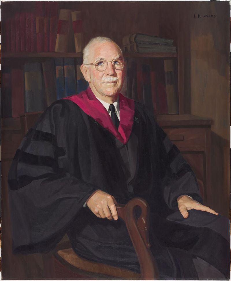 Retrato de Charles Sidney Burwell, óleo sobre tela de Irene Higgins